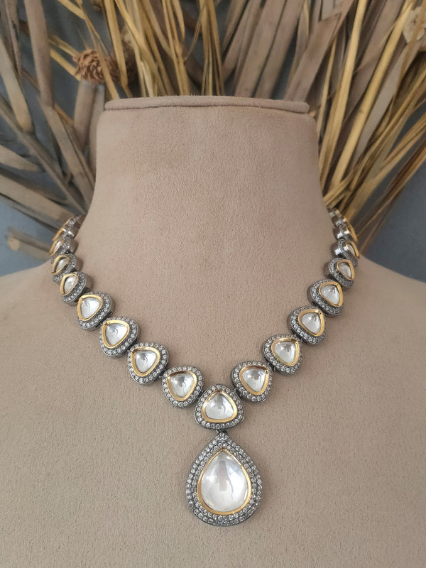 CZSET126 - Faux Diamond Necklace Sets
