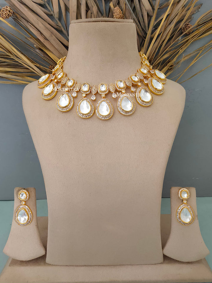 CZSET221 - Faux Diamond Necklace Set