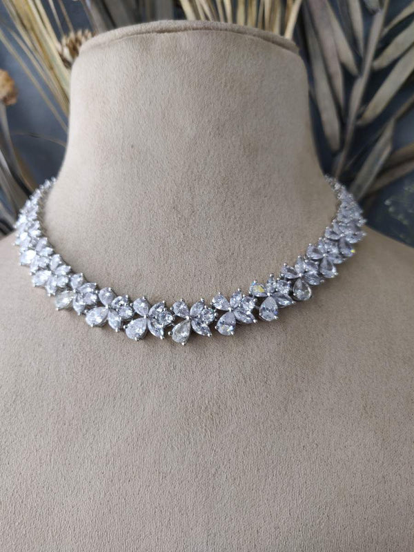 CZSET69 - Faux Diamond Necklace Sets