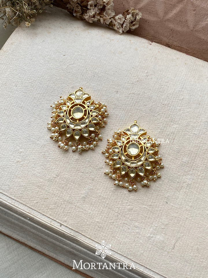 ME738Y - Jadau Kundan Earrings