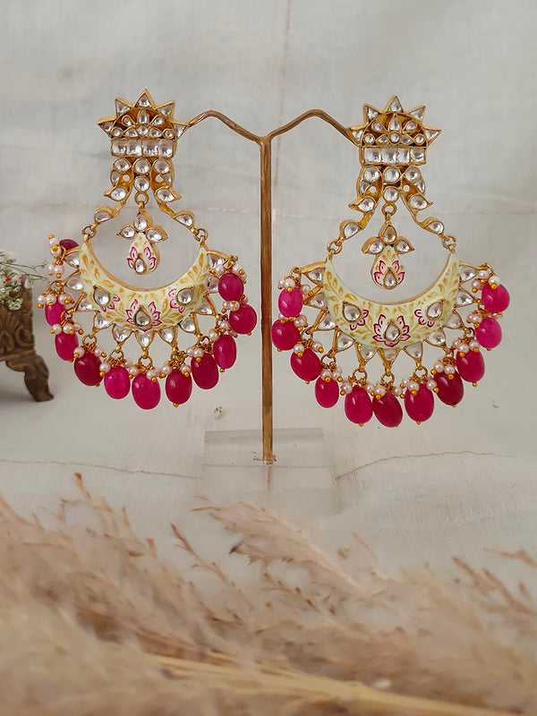 ME904 - Jadau Kundan Earrings