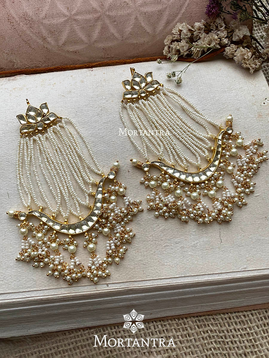 Indian Bollywood Style Gold Plated Kundan Earrings Round Studs Jewelry Set  | eBay
