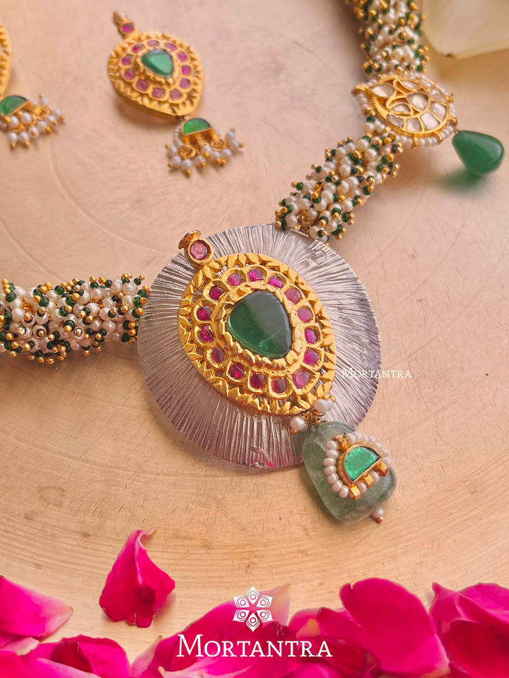 MR-S44M - Mishr Necklace Set (Hasli Set)