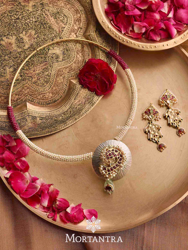 MR-S52M - Mishr Necklace Set (Hasli Set)