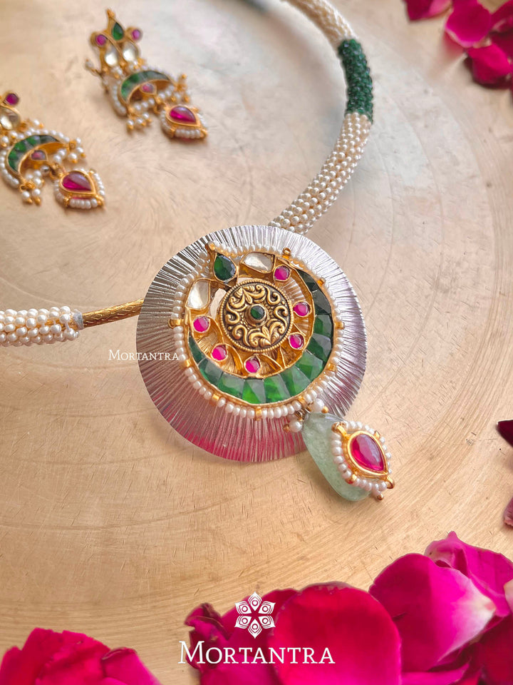 MR-S54M - Mishr Necklace Set (Hasli Set)