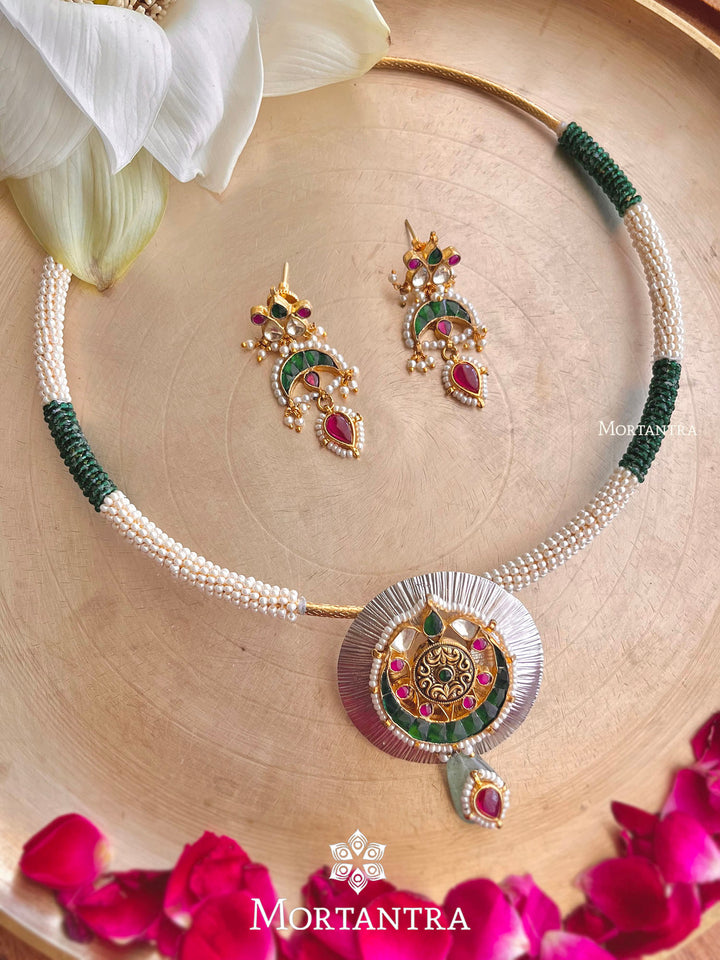 MR-S54M - Mishr Necklace Set (Hasli Set)