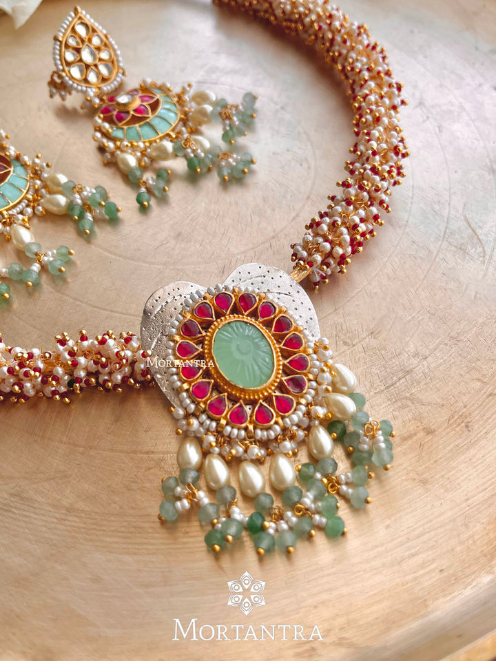 MR-S60M - Mishr Necklace Set (Hasli Set)