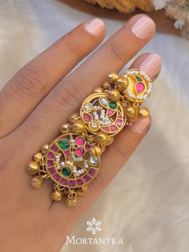 MRNG138M - Jadau Kundan Ring