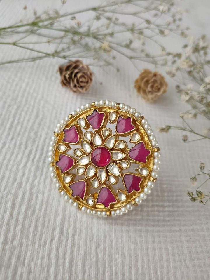 MRNG84P - Adjustable Jadau Kundan Rings