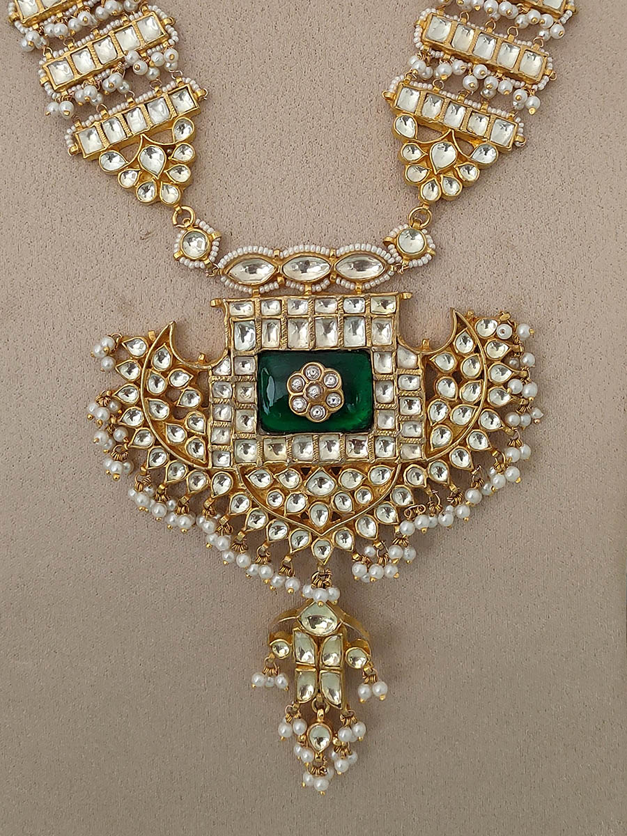 MS1197Y - Jadau Kundan Necklace Set