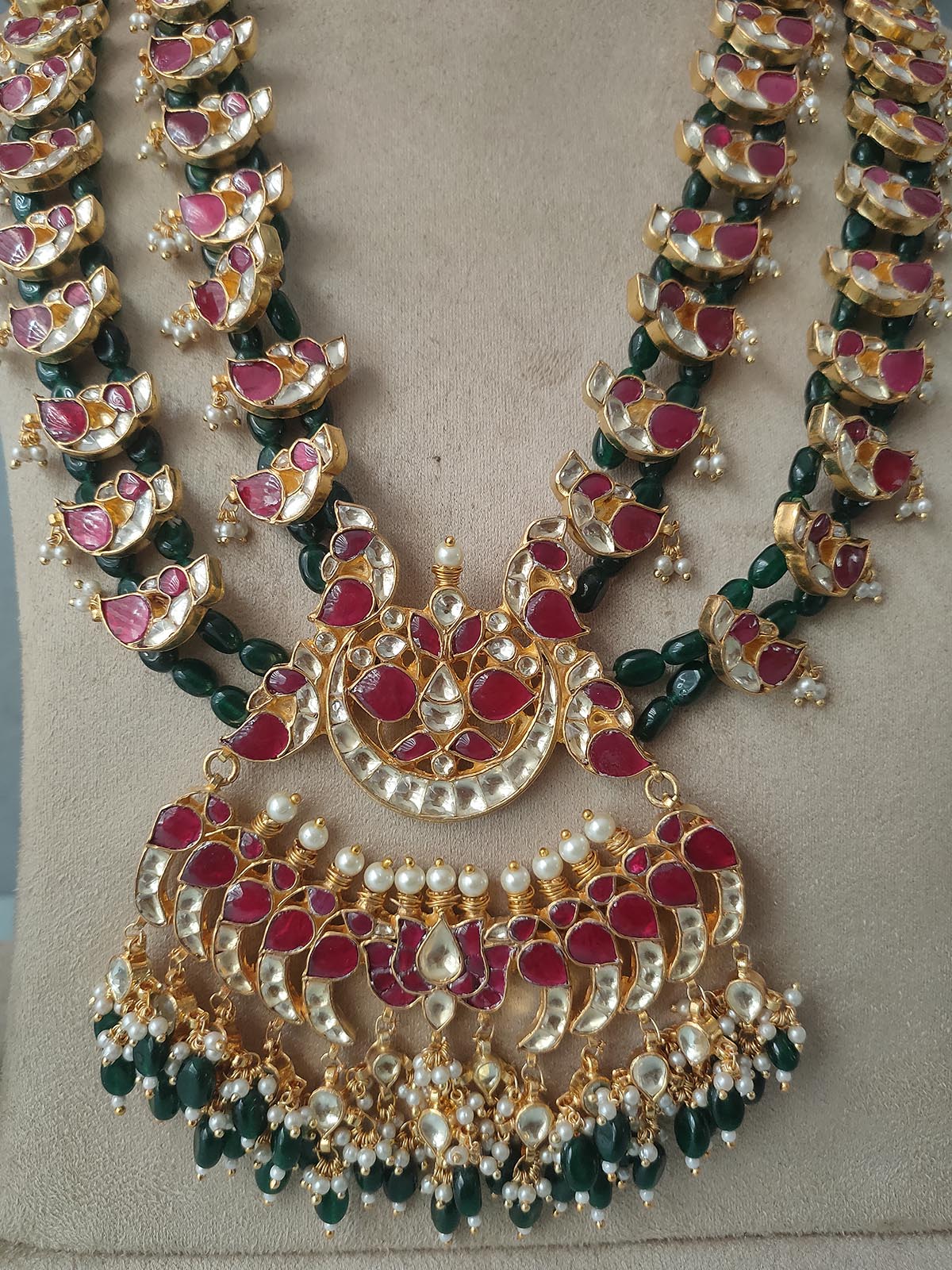 MS1227YMR - Jadau Kundan Necklace Sets