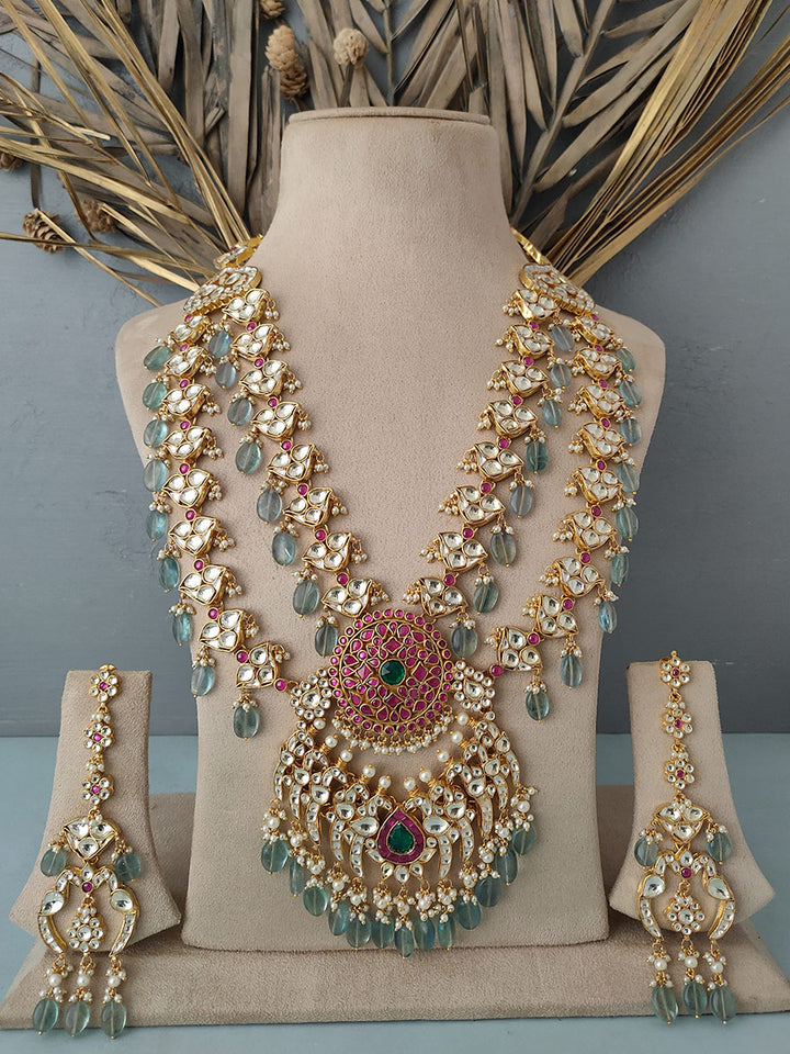 Jadau Kundan Jewellery Buy Mortantra Jewellery Online Pink Color