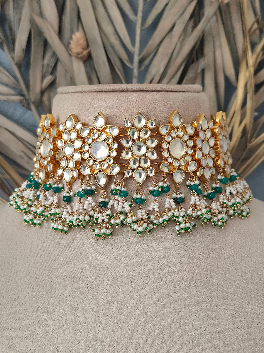 MS1319YA - Jadau Kundan Necklace Sets