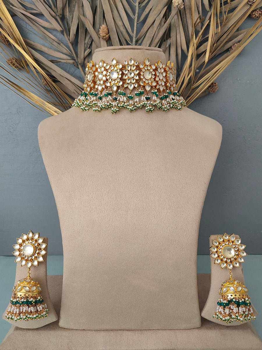 MS1319YA - Jadau Kundan Necklace Sets