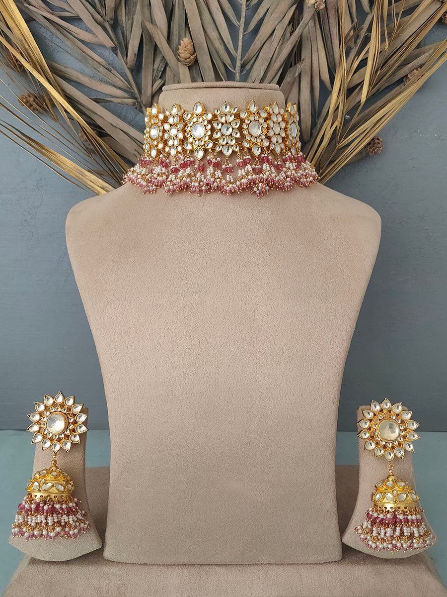 MS1319YB - Jadau Kundan Necklace Sets