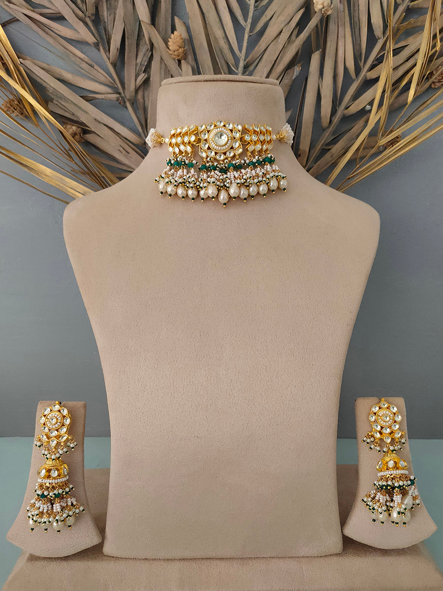 MS1330Y - Jadau Kundan Necklace Sets