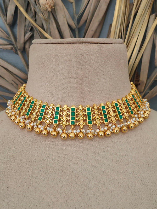 MS1341YGR - Jadau Kundan Necklace Sets