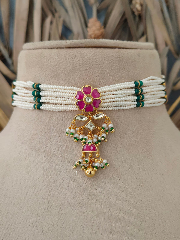 MS1349P - Jadau Kundan Necklace Sets
