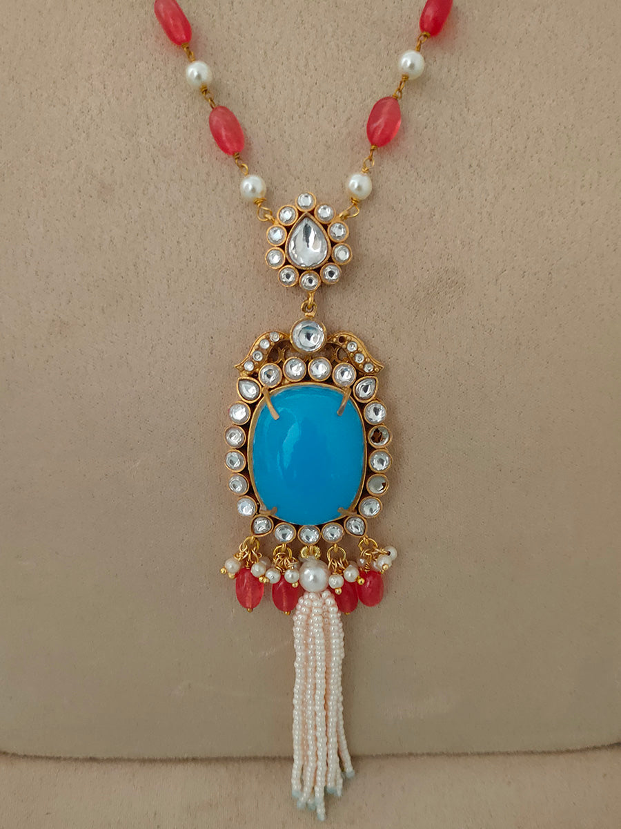 MS1519B - Jadau Kundan Necklace Set
