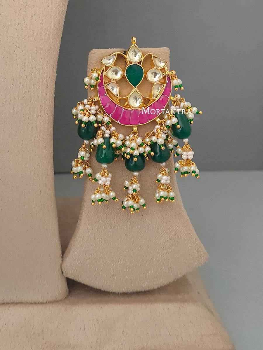 MS1597M - Jadau Kundan Necklace Set