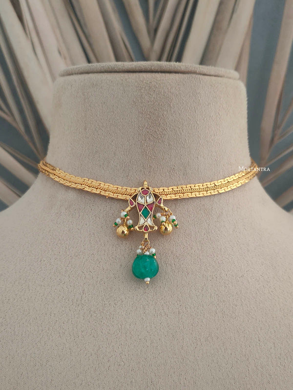 MS1614MA - Jadau Kundan Necklace Set