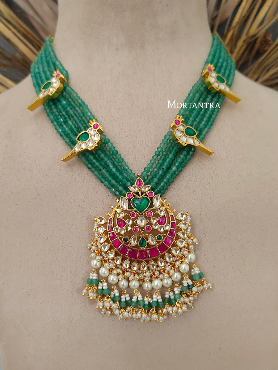 MS1709MA - Jadau Kundan Necklace Set