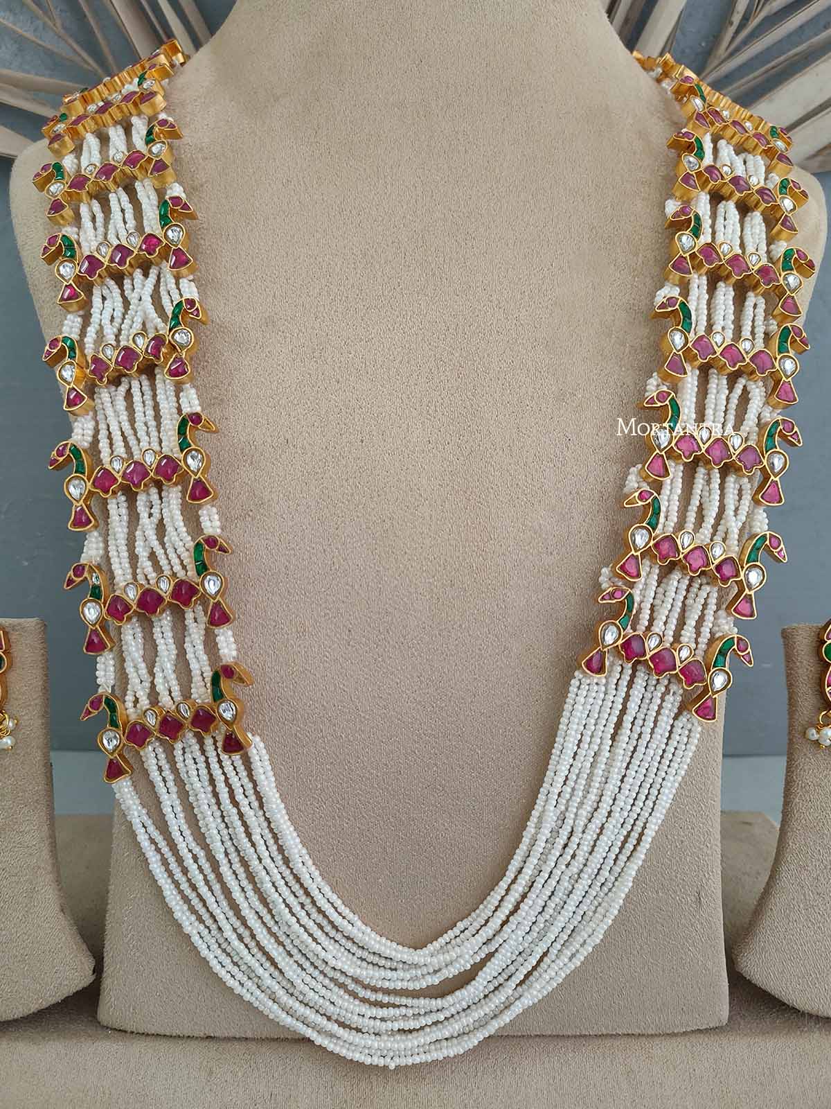 MS1831M - Jadau Kundan Necklace Set
