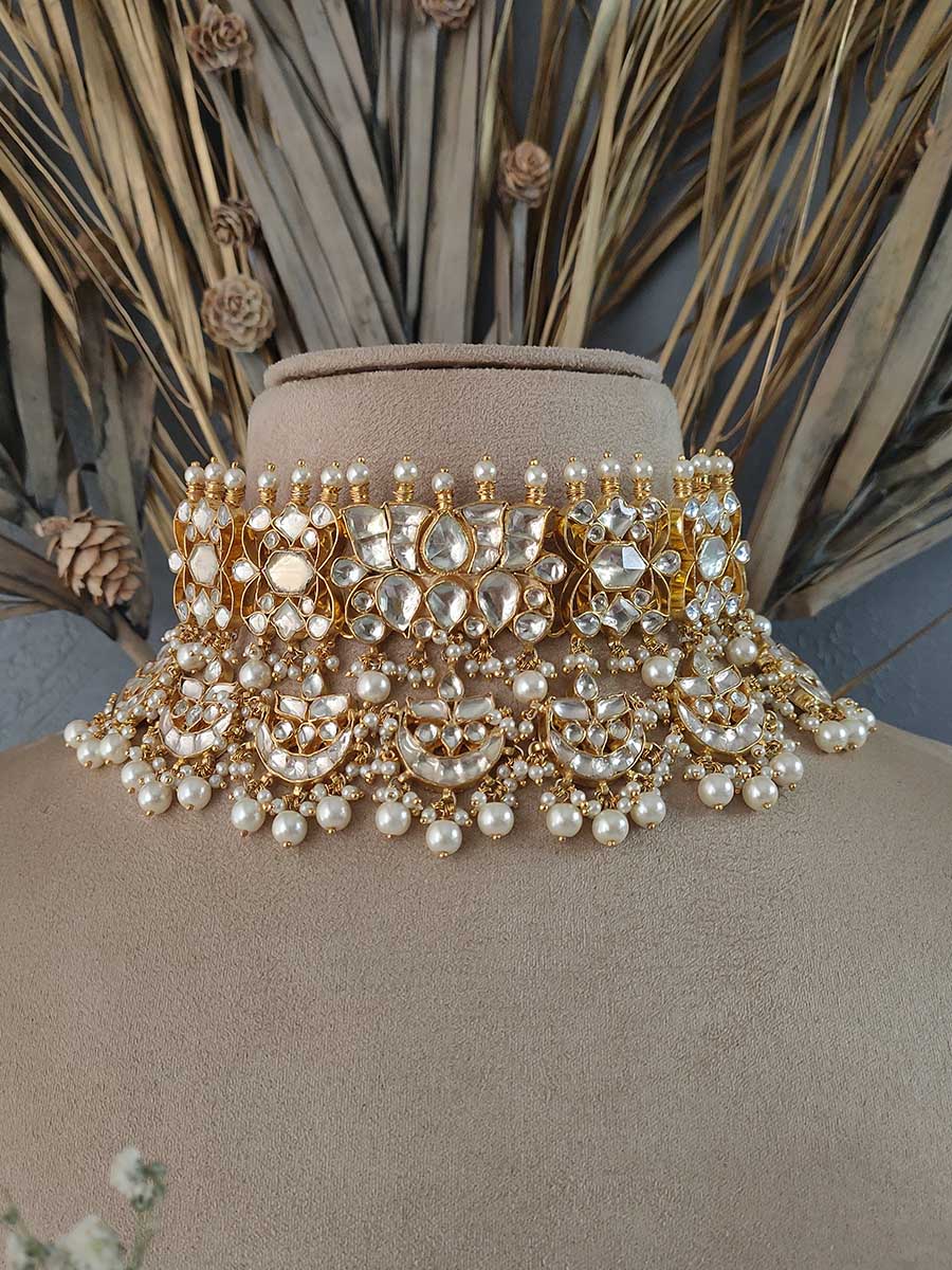 MS725YA - Jadau Kundan Necklace Sets