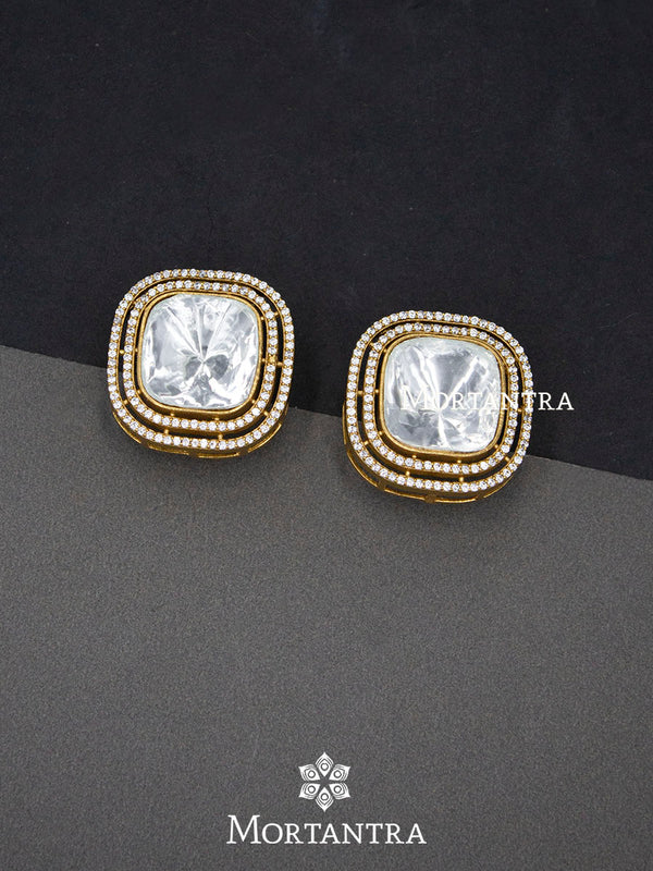PK-E9 - Faux Diamond Earrings