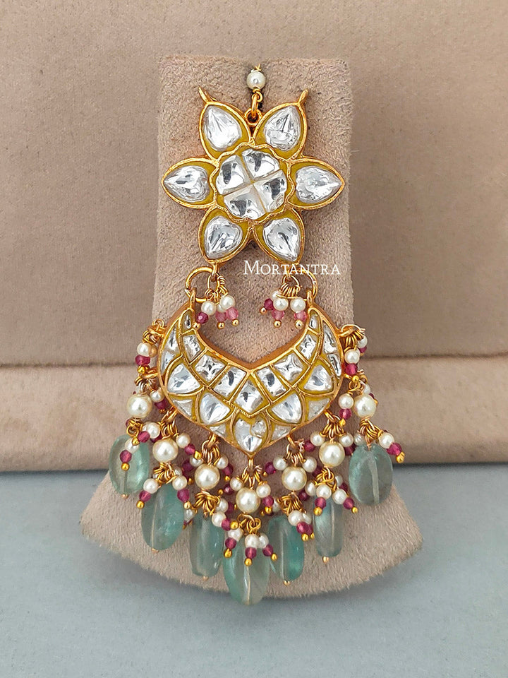 TJ-S1 - Thappa Jadau Kundan Necklace Set