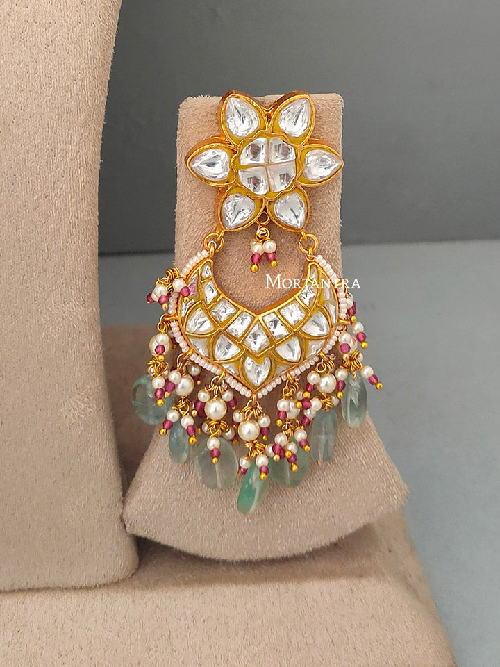 TJ-S1 - Thappa Jadau Kundan Necklace Set