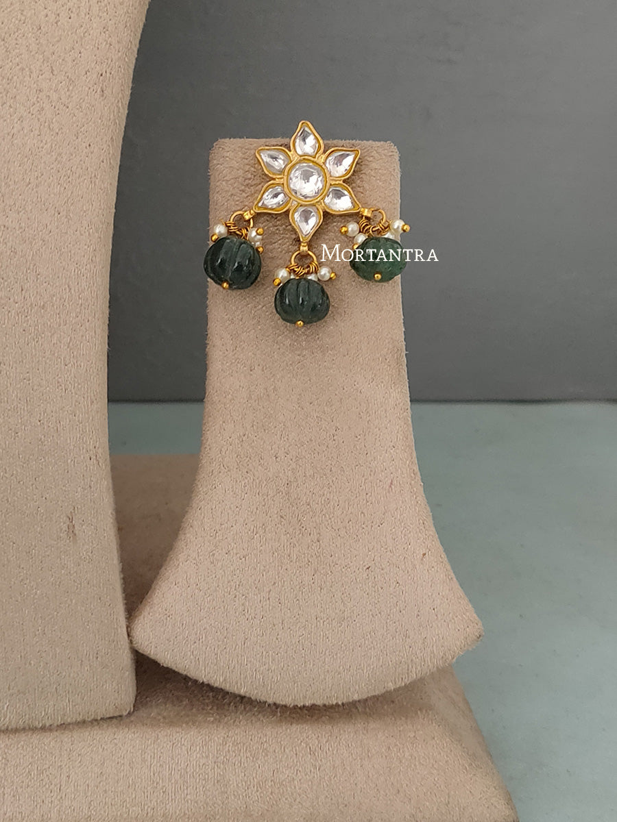 TJ-S56 - Thappa Jadau Kundan Necklace Set