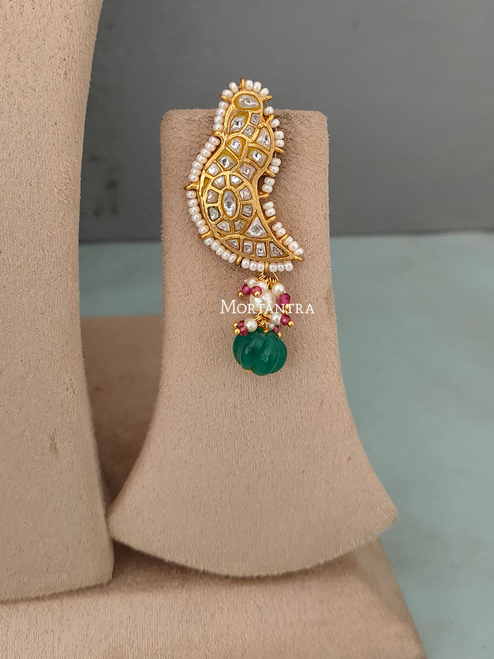 TJ-S8 - Thappa Jadau Kundan Necklace Set