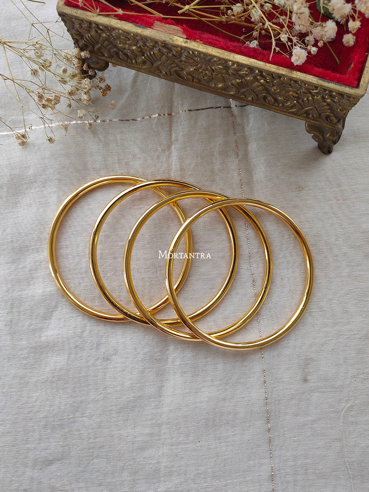 TMPBAN78 - Gold Plated Temple Bangles