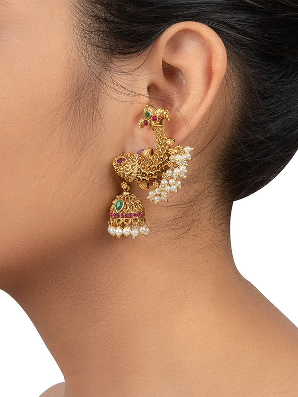 Small Matsya Kaanphool Earrings