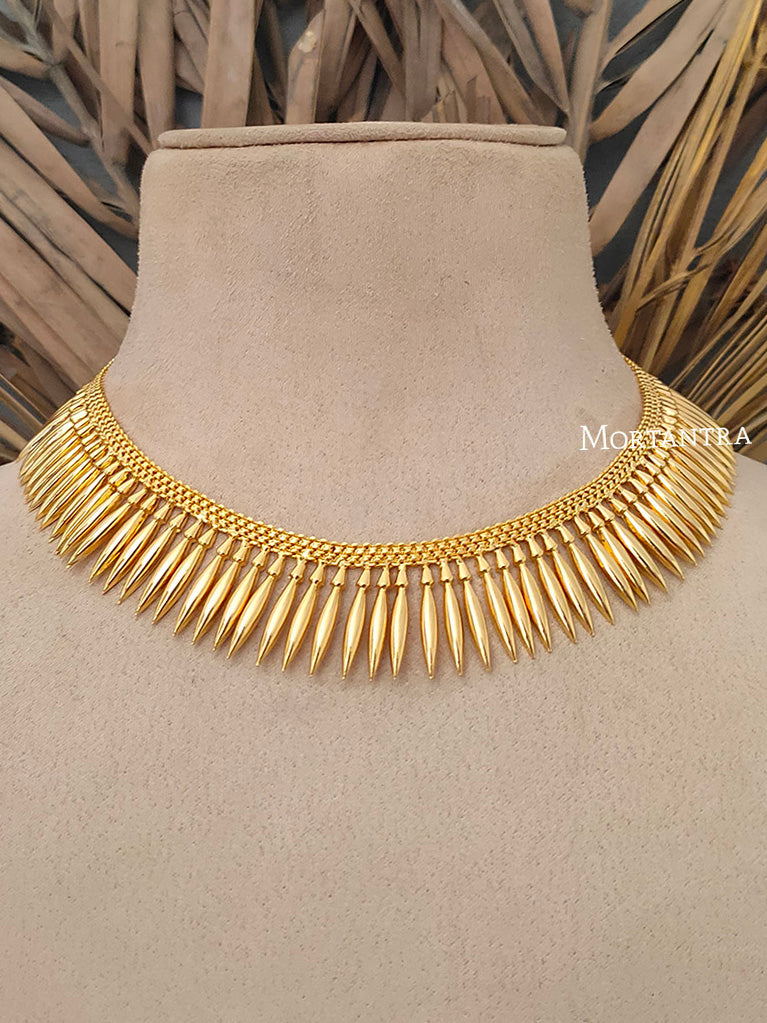 TMPNK14 - Gold Plated Medium Temple Necklace